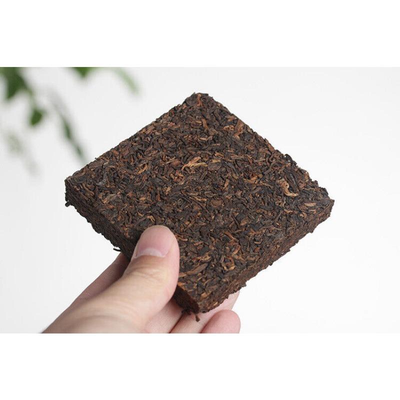 CIFbuy 100g  Yunnan Puerh Tea Leaves 2020 Yunnan Square Brick Puerh Ripe Tea