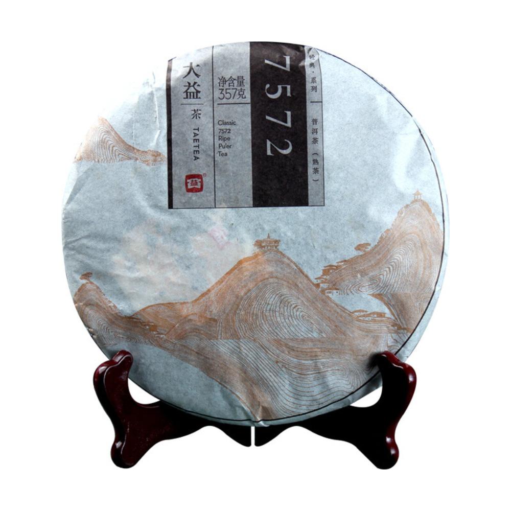 CIFbuy TAETEA 357g Classic 7572 Ripe Pu'er Tea Cake Traditional Menghai Puer