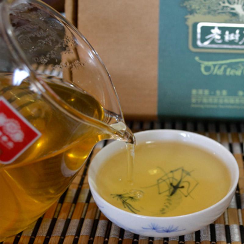 CIFbuy 2012 LaoTongZhi Shen Puer Old Tree Brick Haiwan Sheng Pu-erh, 500g 2012年老通之神普洱古树砖 海湾生普洱，500克