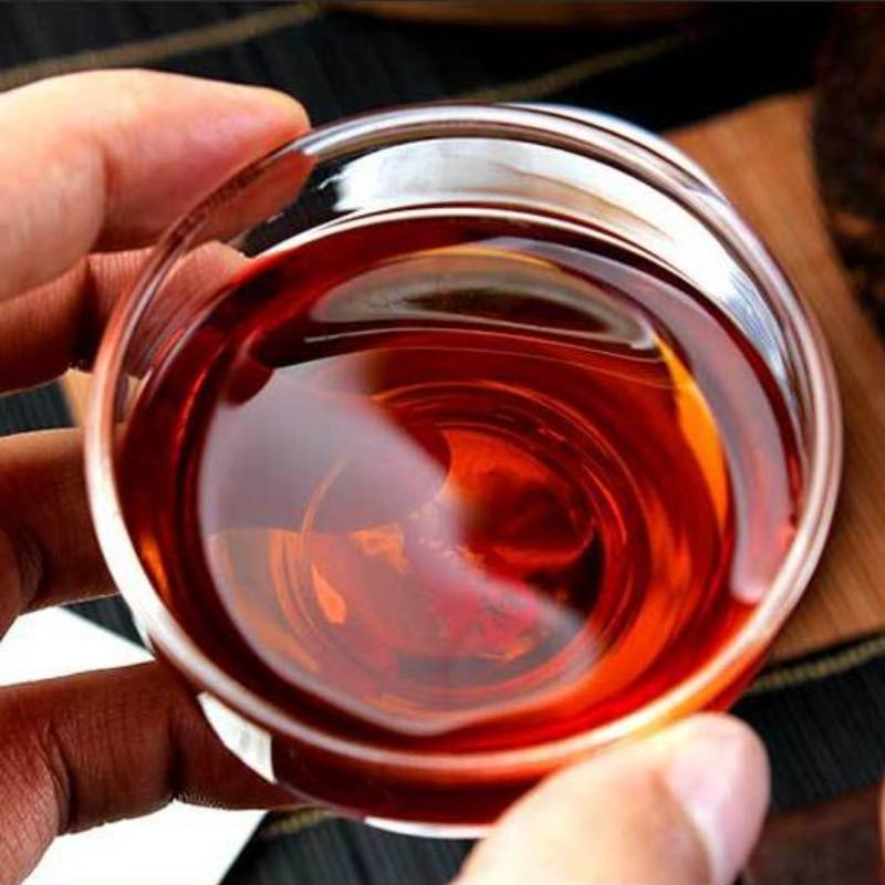 CIFbuy 357g 2015 Iceland Pu-erh Ripe Tea Yunnan Bingdao Cooked Puerh Tea Cake Pu'er Tea