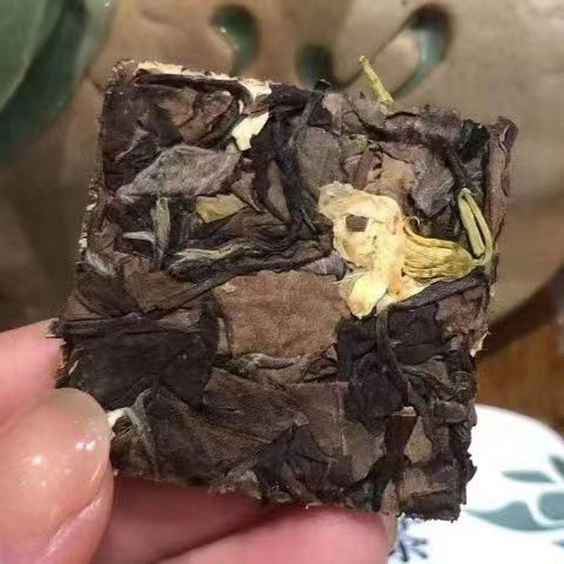 CIFbuy 100g Jasmine Flower White Tea Chinese Gongmei White Tea Cake Organic White Tea