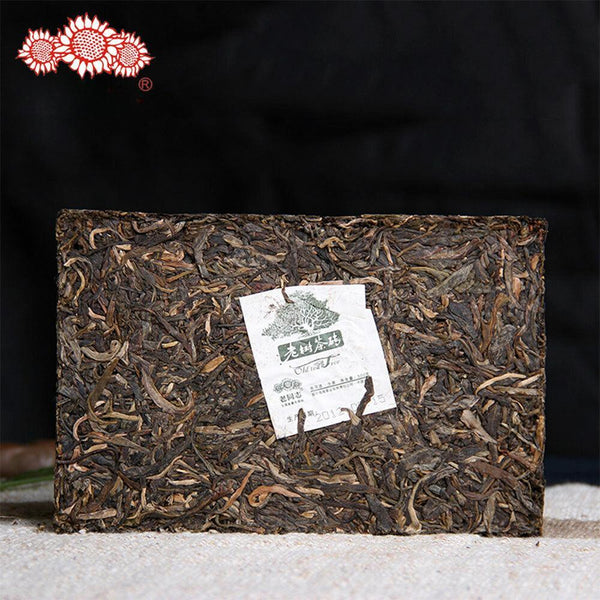 CIFbuy Haiwan Old Comrade Organic Old Tea Tree Pu-erh Brick 2012 500g Raw Pu'er Puer
