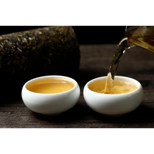 CIFbuy 500g Yunnan Pu'er Tea Icelandic Small Dragon Column Mini Bamboo Tube Raw Tea