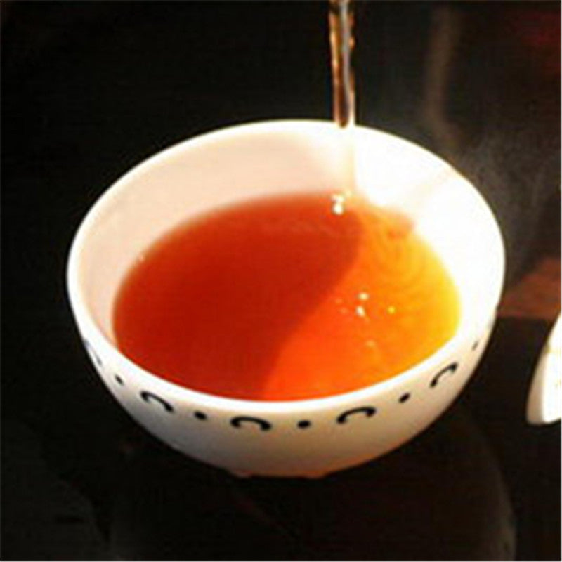 Yunnan Ripe Puer Tea Cake 357g Aged Qizi Old Tree Premium Shu Loose Leaf