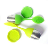 Food-grade Silicone Tea Strainer Herbal Spice Infuser Tea Filter Stainless Steel
