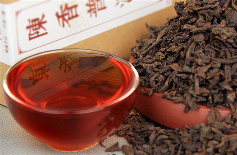 Black Tea Organic Puer Tea Boxed Ripe Pu-erh Loose Old Tree China Health 120g