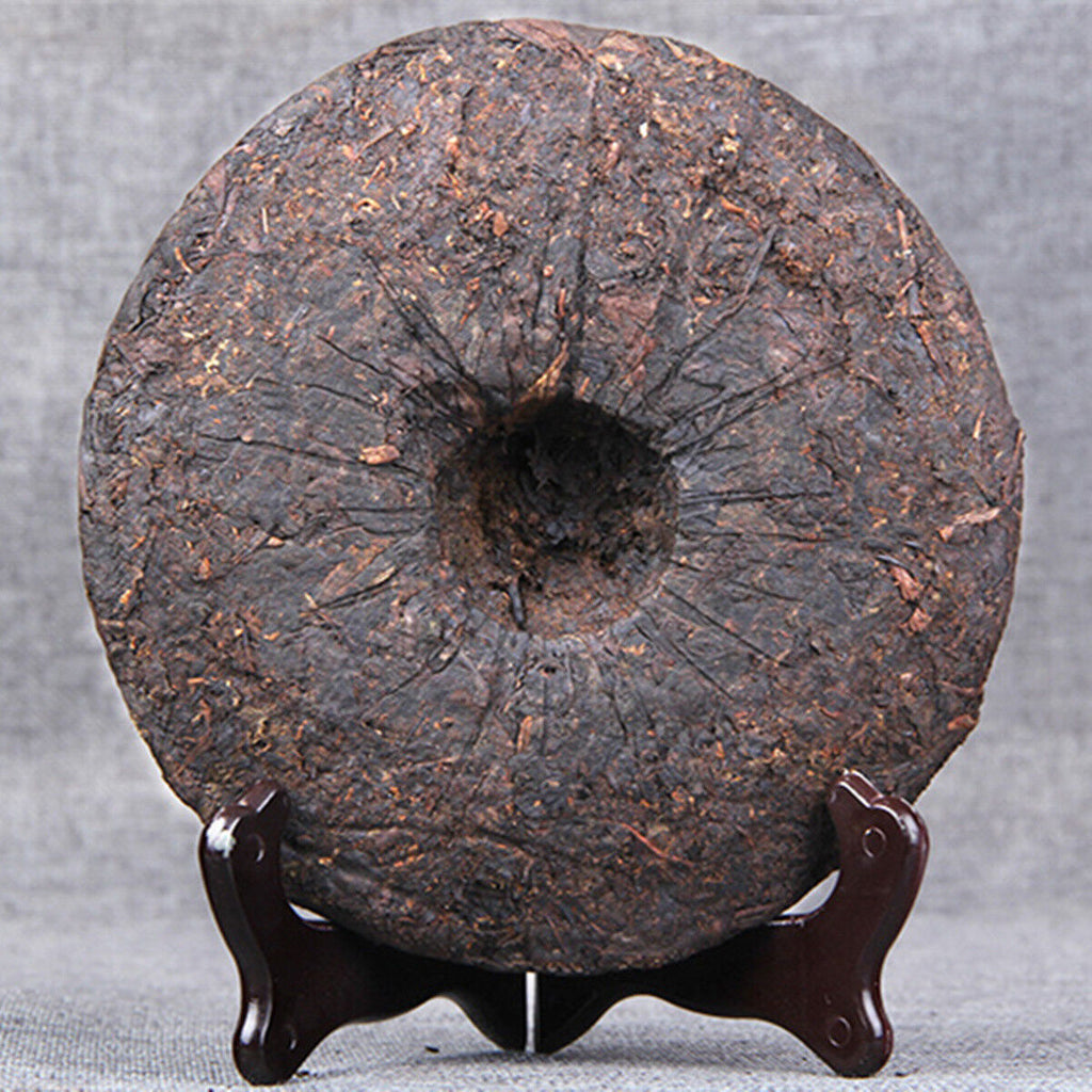 Organische Kompresse Gekochten Puer Tee Old Tree Pu-Erh Tee Kuchen 357g