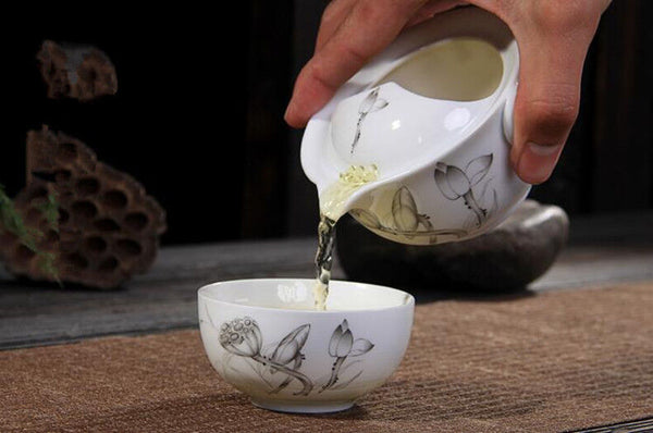 Tea set Include 1 Pot 1 Cup elegant gaiwan easy teapot kettle porcelain tea pot