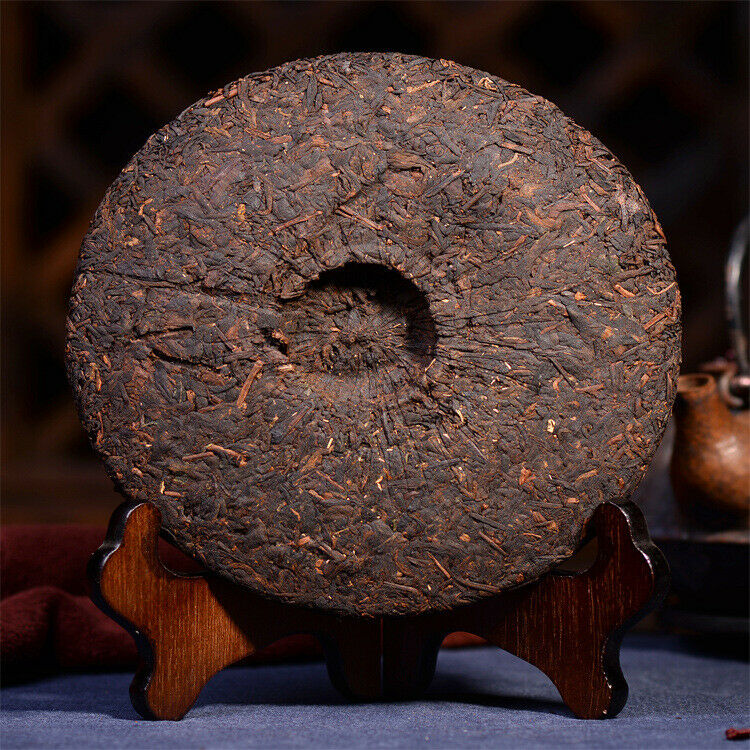 Ripe Puer Material Glutinous Rice Fragrant Shu Pu-erh Tea Cake Yunnan Pure 357g