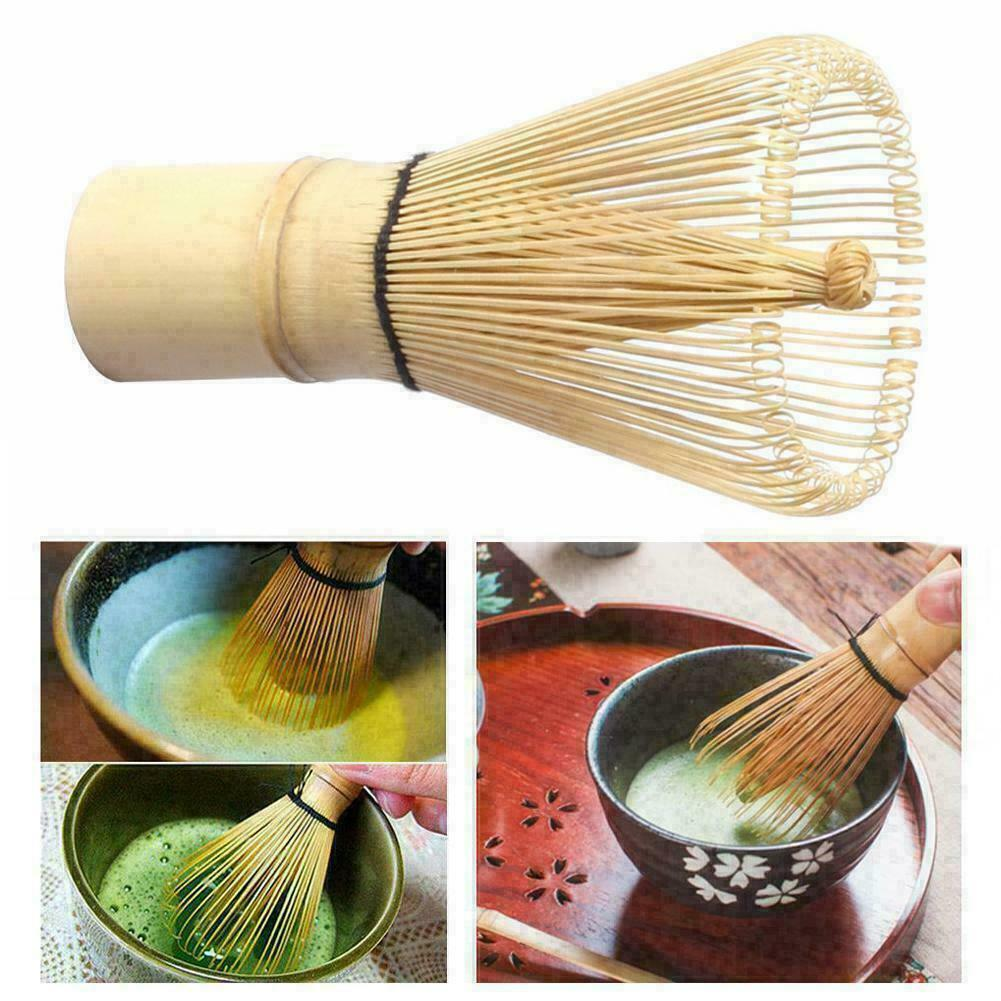 Bamboo Matcha Whisk Set Chasen Chashaku Matcha Whisk for Japanese Tea Ceremony