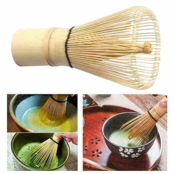 Bamboo Matcha Whisk Set Chasen Chashaku Matcha Whisk for Japanese Tea Ceremony