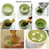 Bamboo Matcha Whisk Set Chasen Chashaku Matcha Whisk for Japanese Tea Ceremony