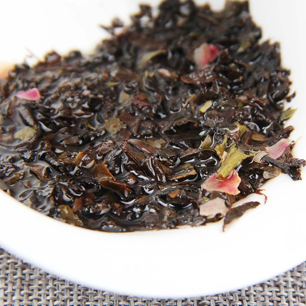 Ripe Puerh Tea Mini Tuo Tea Rose  Chinese Yunnan Cooked Black Tea Healthy Care