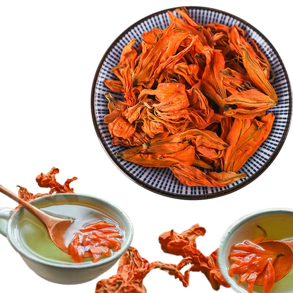 Lily Tea Dried Flower Tea Hand Picking Dried Elmination of Toxicant Health Care