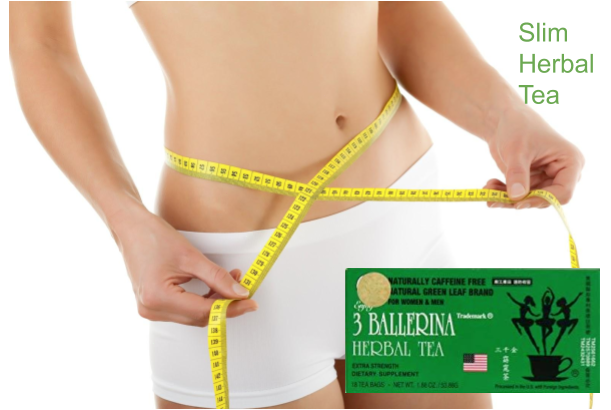 3 BALLERINA HERBAL TEA EXTRA STRENGTH 18 BAGS SLIM DIET TEA NATURAL Main image