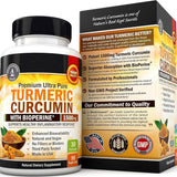 Turmeric Curcumin with Bioperine 2600mg High Absorption Triple Strength Capsules