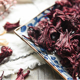 Healthy Drink Dried Rose Luoshen Flower Tea Leaves Sour Blumen Tee Roselle Tee