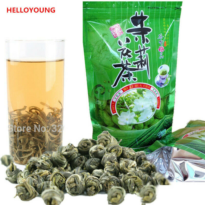 100g New Jasmine Pearl Organic Green Tea Premium Jasmine Flower Tea Fragrant Tea Secondary image