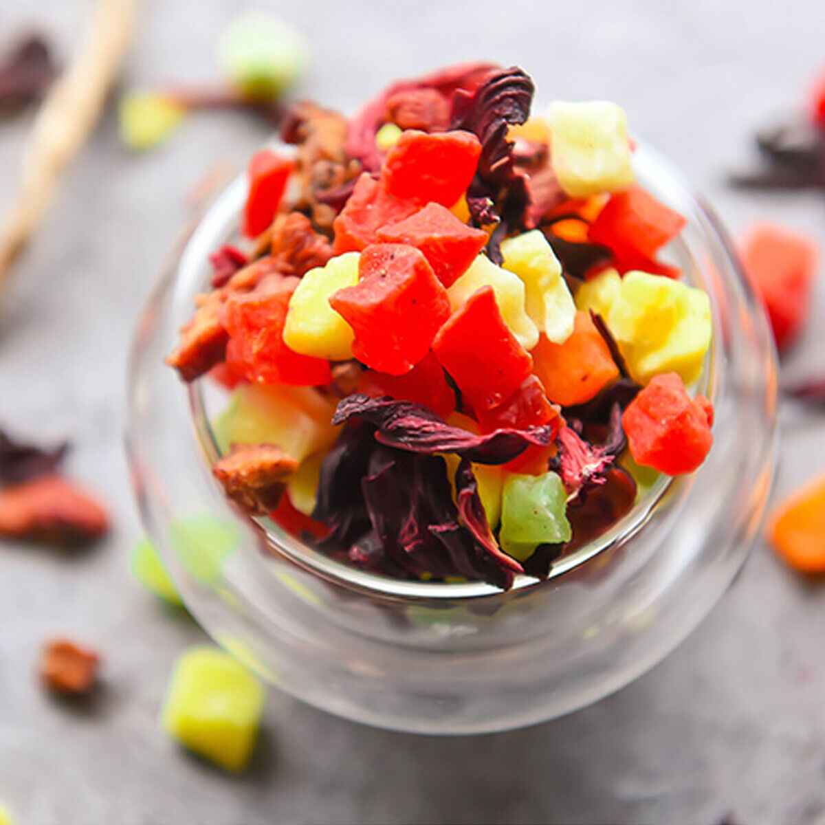 Fresh Flower Fruit Grain Tea Handmade Luoshen Hibiscus Healthy Food Scented Tea