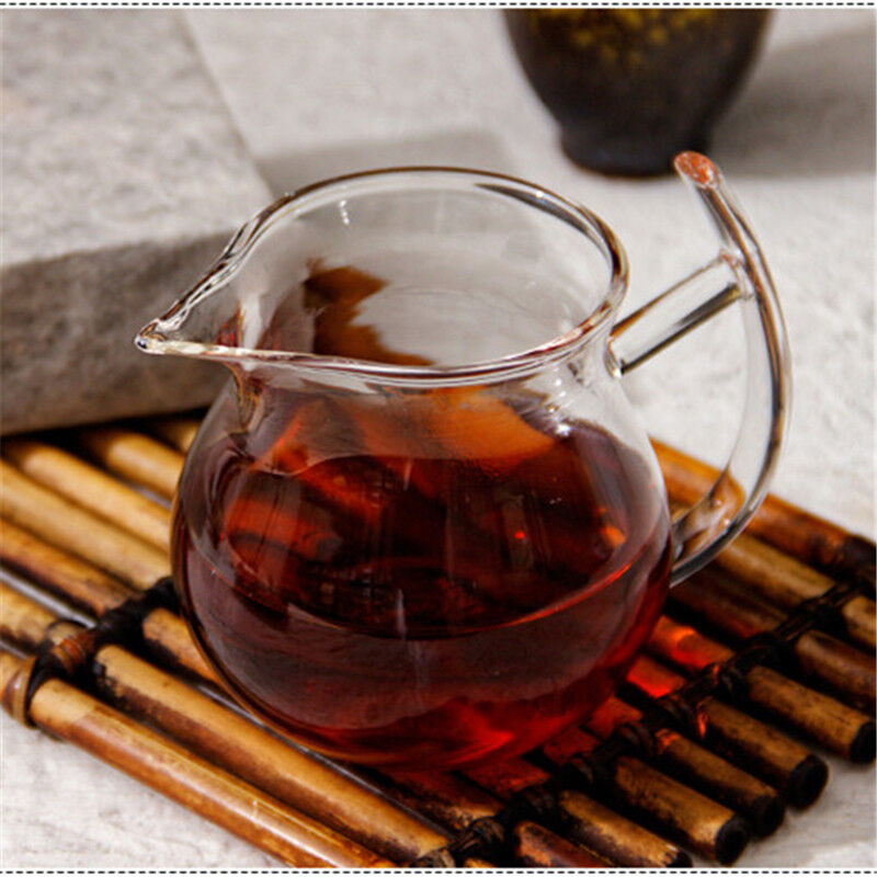200g 45Years Yunnan Black Tea Cooked Puer Tea Ripe Pu-erh Tea Brick Slimming Tea