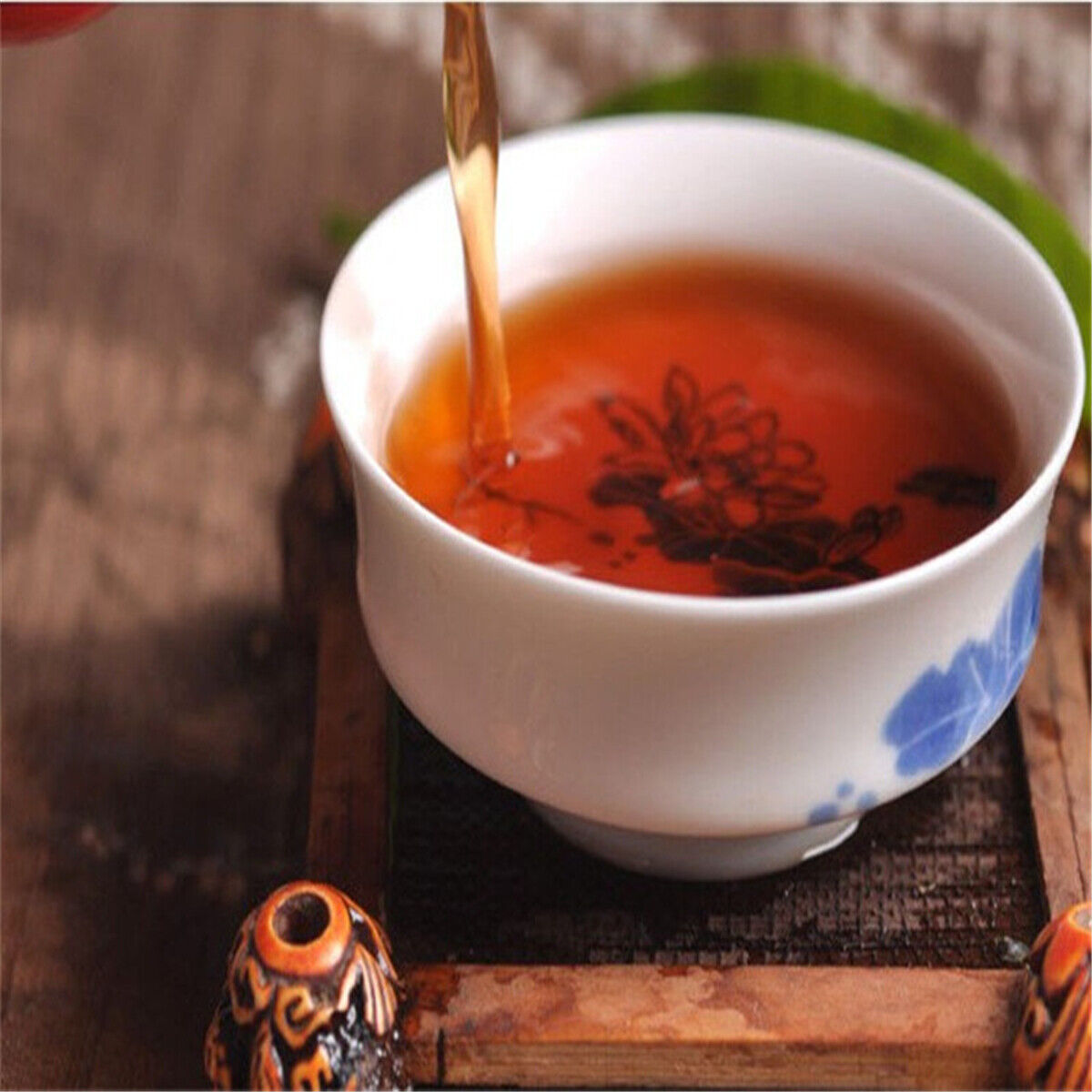 MINI Cooked Pu'erh Tea Cake Organic Puerh Black Tea  Chinese Ripe Pu-erh Tea100g