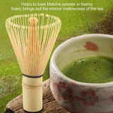 Bamboo Matcha Whisk Set Chasen Chashaku Matcha Whisk for Japanese Tea Ceremony