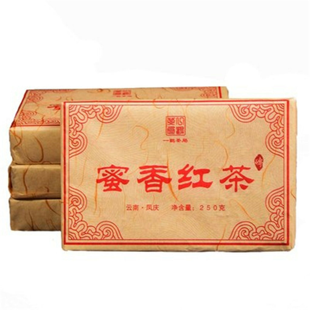 Yunnan DianHong Brick Fengqing Dian Hong Compressed Tea Red Tea Health Care 250g