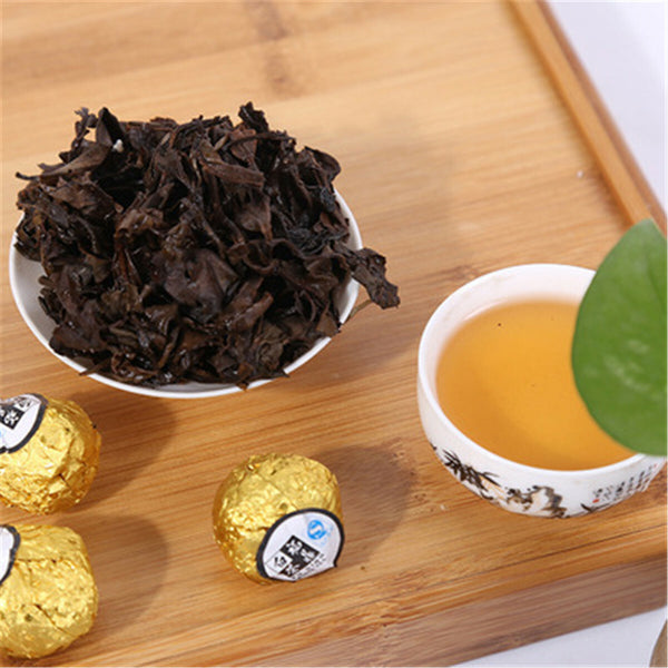 Natural Ball-shaped Aged Shou Mei Longevity Eyebrow Handmade White Tea