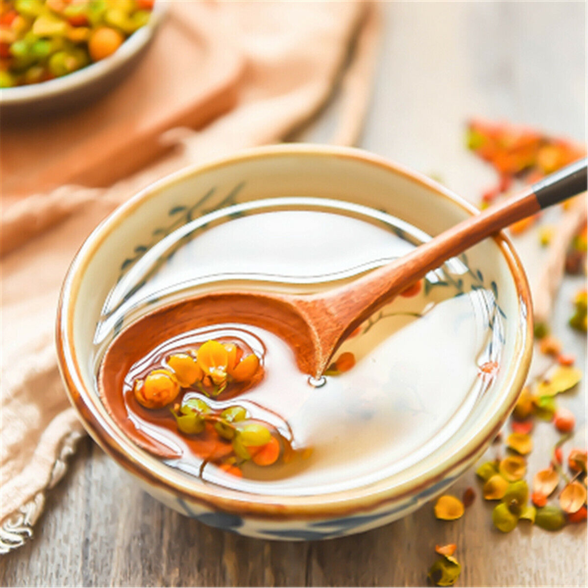 Herbal Tea Getrockneter Natürlicher Albizia Julibrissin Blütenknospen-Kräutertee