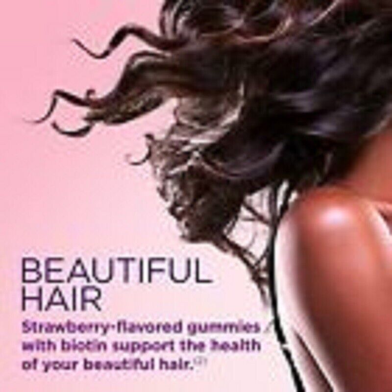 Hair, Skin and Nails Vitamins with Biotin, 60 Gummies, 2500 mcg, Secondary image