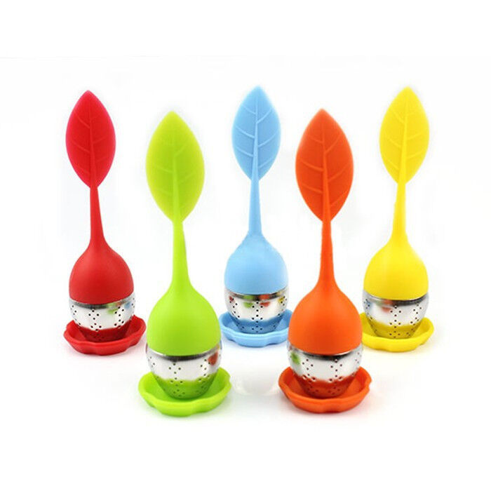 Food-grade Silicone Tea Strainer Herbal Spice Infuser Tea Filter Stainless Steel Main image