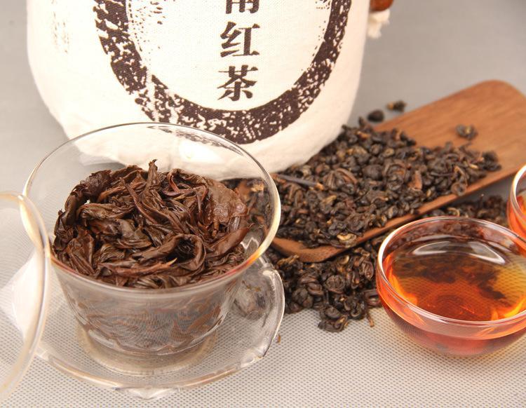 1000g Tea Early Spring Honey Rhyme Gold Screw Red Dianhong Food Kunming Crested