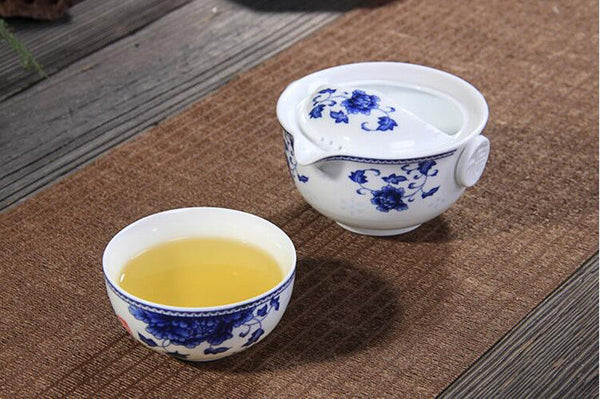 Tea set Include 1 Pot 1 Cup elegant gaiwan easy teapot kettle porcelain tea pot