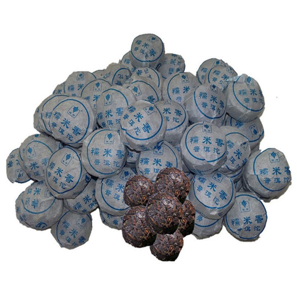MINI Cooked Pu'erh Tea Cake Organic Puerh Black Tea  Chinese Ripe Pu-erh Tea100g