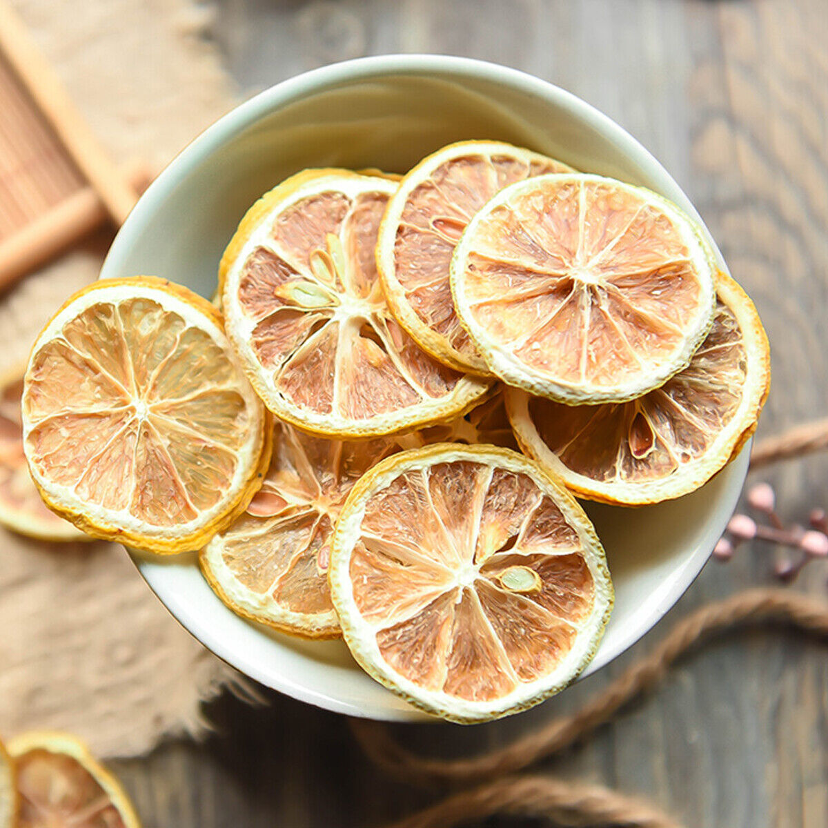 Lemon Tea Lemon Slices Dried Fruit Tea Freshly Soaked  Scented Tea Healthy Food