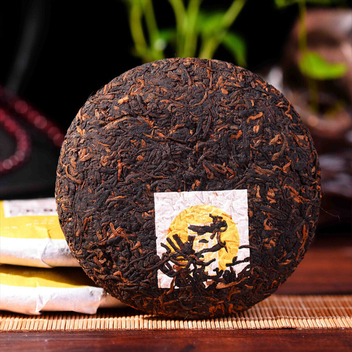 100g Ripe Pu Erh Tea Health Care Organic Black Tea Chinese Puer Tea Green Food Secondary image