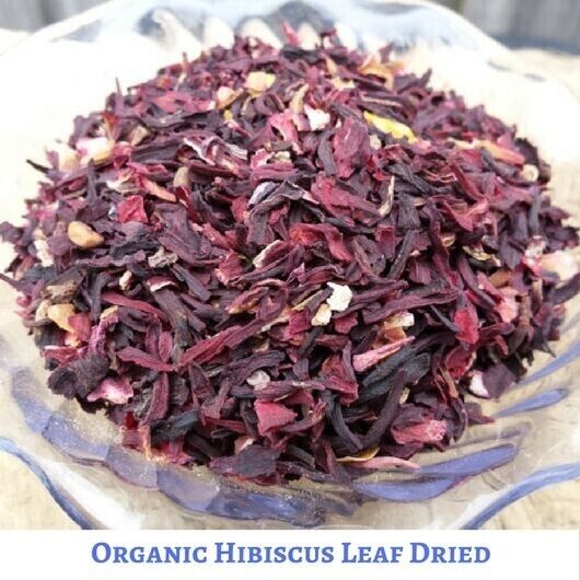DRIED ORGANIC HIBISCUS FLOWERS -  Premium Scented Herbal - Vacuum Packed 250G