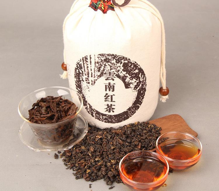 1000g Tea Early Spring Honey Rhyme Gold Screw Red Dianhong Food Kunming Crested