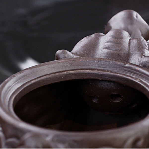 Ceramic Teapot Tea Pot Dragon Phoenix Tea Kettle Tea Infuser Clay Tea Set