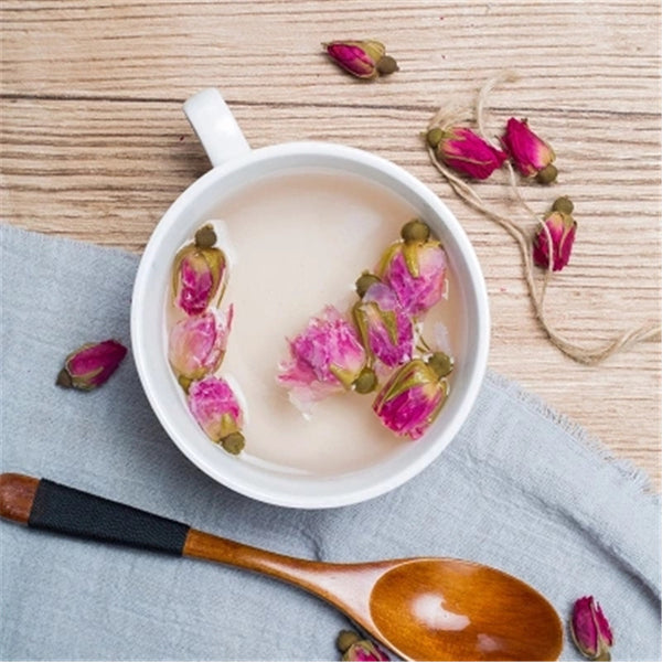 Organic Rose Bud Tea 50g Fragrant Dried Flower Premium Herbal Health Support
