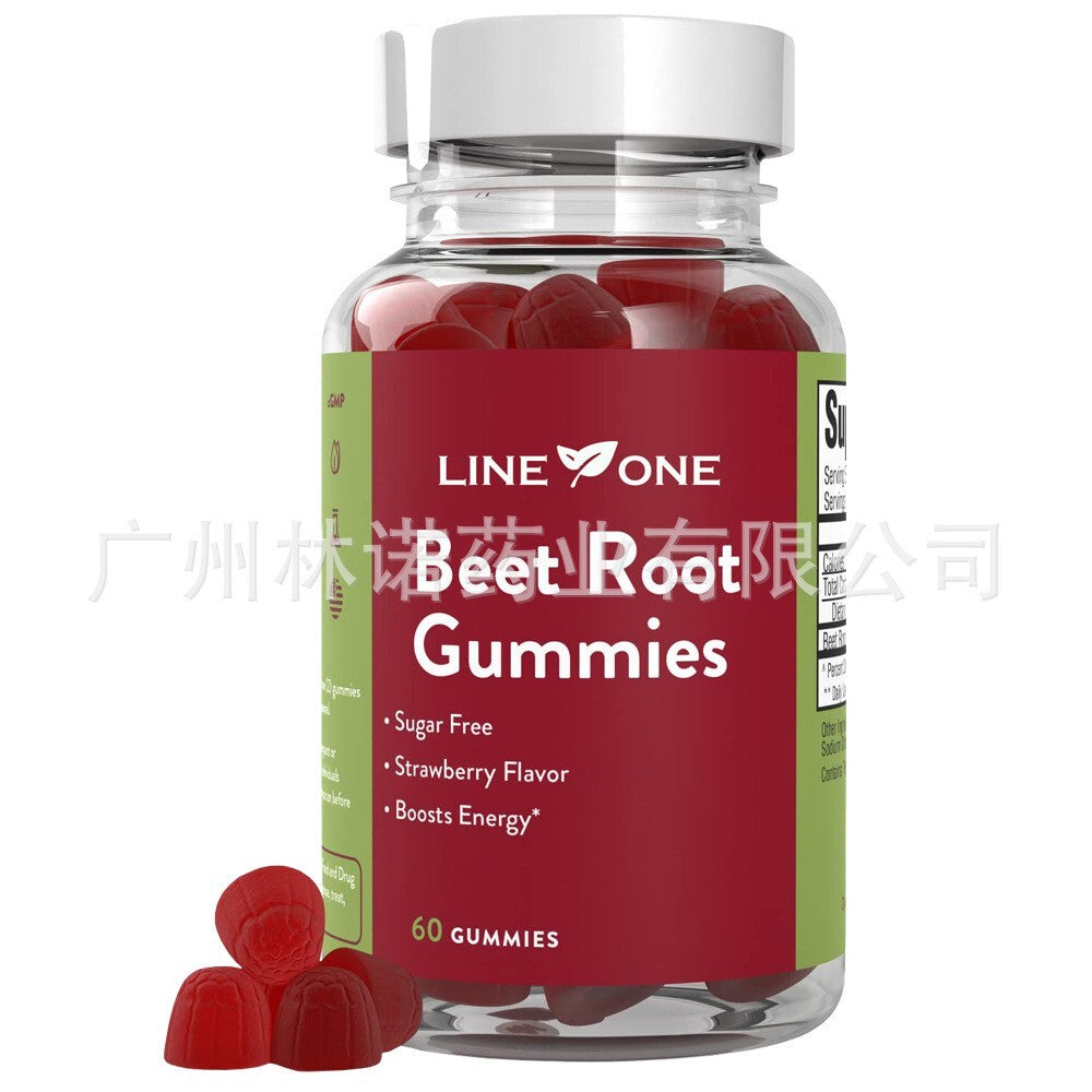 Sugar Free LINE ONE Beet Root Gummy Cherry - Heart Health, Blood Circulation Main image