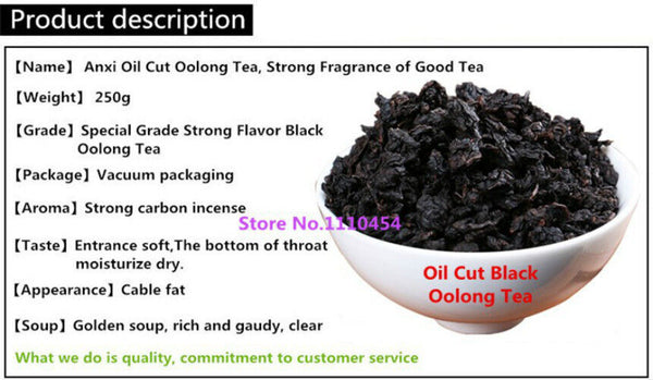 250g Weight Loss Tea Black Oolong Tea Scrape Cellulite Slimming Whitening Beauty