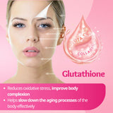 Glutathione Collagen Glow Anti-aging skin Whitening Gummies 60pcs~