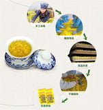 4Pcs Gold Huang Ju Chrysanthemum a Large Cup of Organic Chrysanthemum Herbal Tea