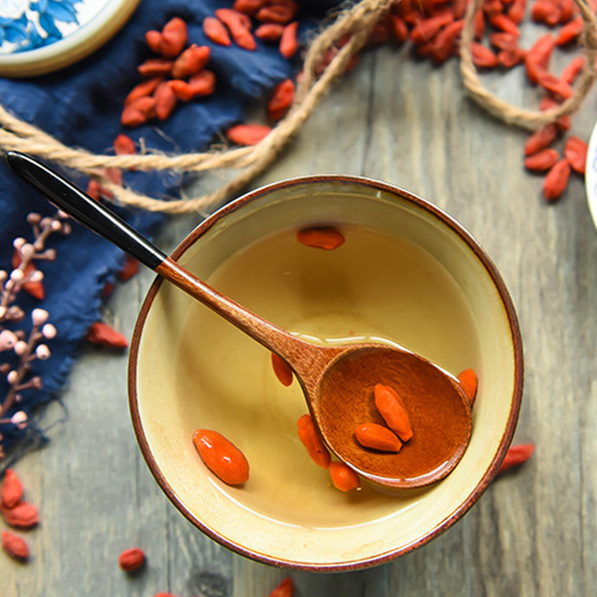 Chinese Goji Berries Wolfberry Tea Natural Lycium Pure No Need Wash Green Food
