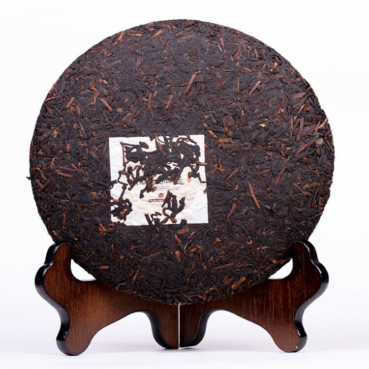 Ripe Puer Material Glutinous Rice Fragrant Shu Pu-erh Tea Cake Yunnan Pure 357g