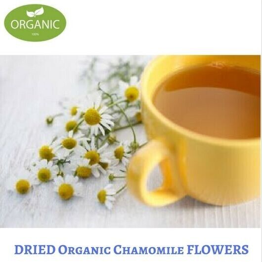 BULK 250 Gram Dried Organic CHAMOMILE FLOWER - Matricaria recutita - Herbal Tea Secondary image