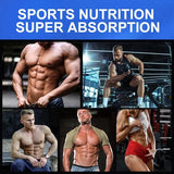 Creatine Monohydrate Capsules - Supports Muscle Growth - Pure Creatine - 120Caps