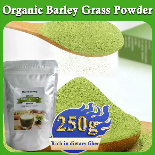 Barley Grass Powder original Easy to drink Pure Organic Barley Juice body detoxification, moistening intestines