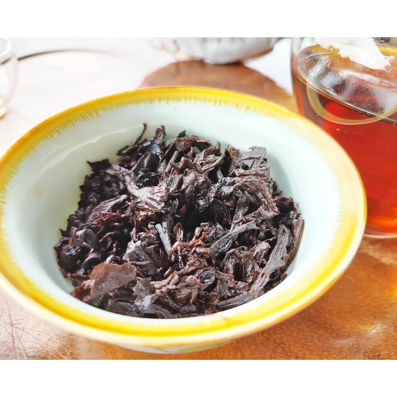 CIFbuy Icelandic Pu'er Ripe Tea Mengku Ancient Tree Ripe Tea Cake Pu'er Tea HongJinYin